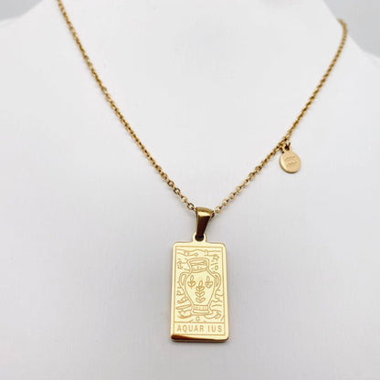 Zodiac Constellation Pendant Necklaces - Vegan America