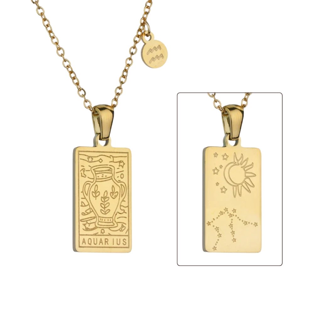 Zodiac Constellation Pendant Necklaces - Vegan America