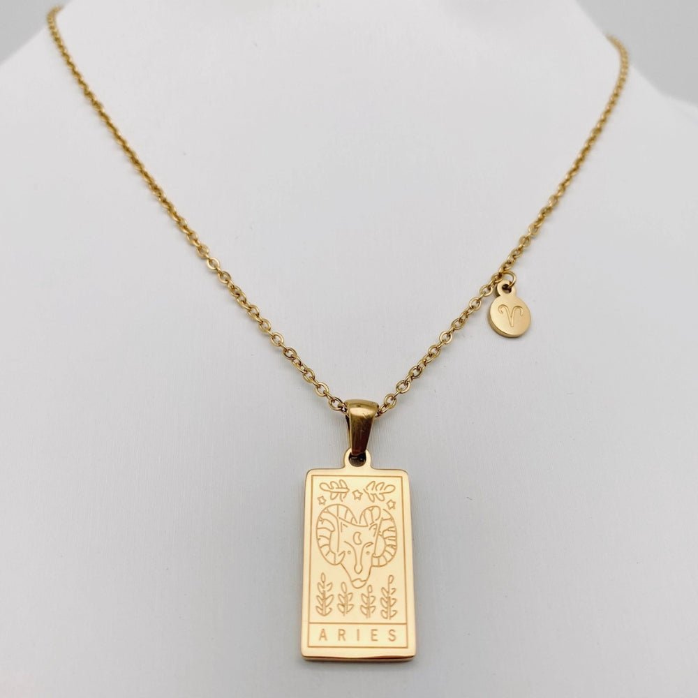 Zodiac Constellation Pendant Necklaces - Vegan America