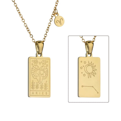 Zodiac Constellation Pendant Necklaces - Vegan America