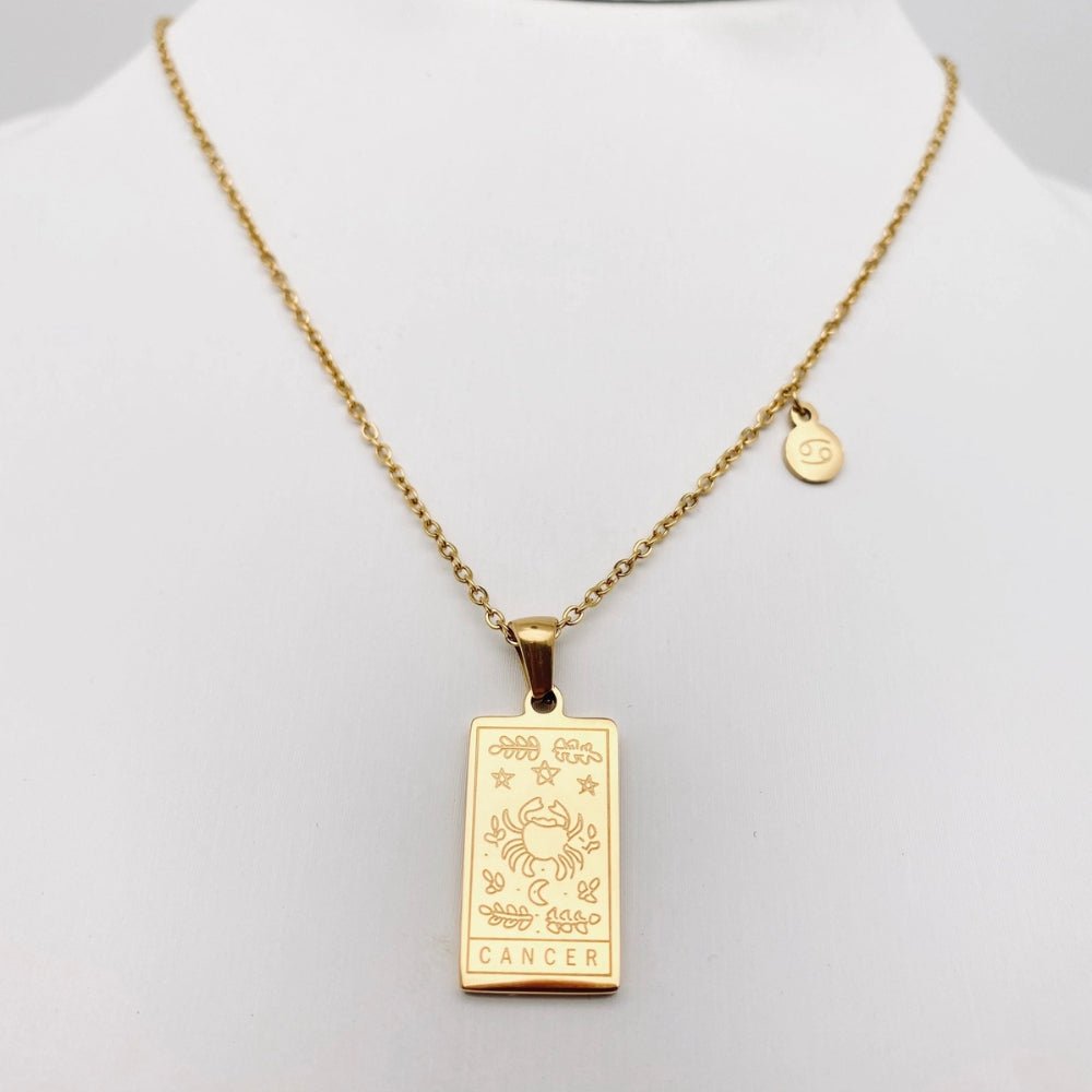 Zodiac Constellation Pendant Necklaces - Vegan America