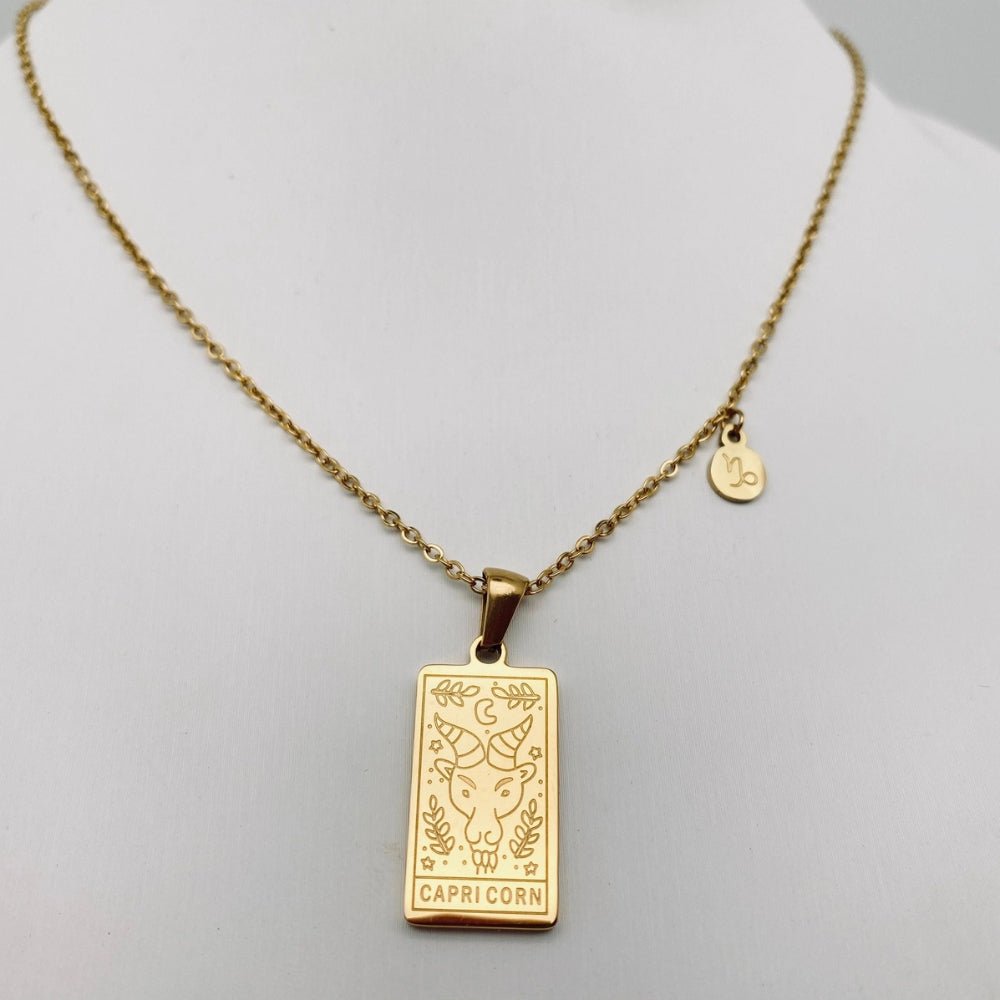 Zodiac Constellation Pendant Necklaces - Vegan America