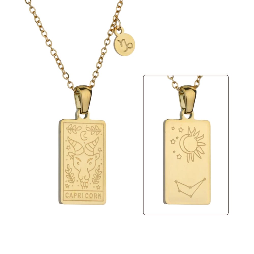 Zodiac Constellation Pendant Necklaces - Vegan America