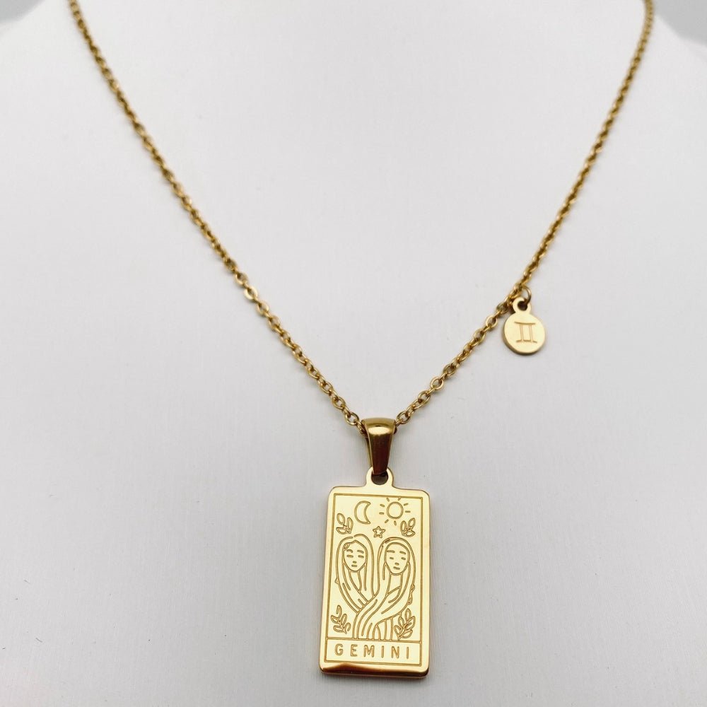 Zodiac Constellation Pendant Necklaces - Vegan America