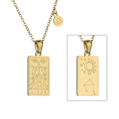 Zodiac Constellation Pendant Necklaces - Vegan America