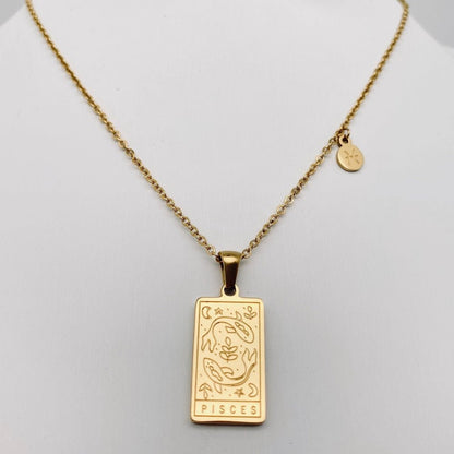 Zodiac Constellation Pendant Necklaces - Vegan America