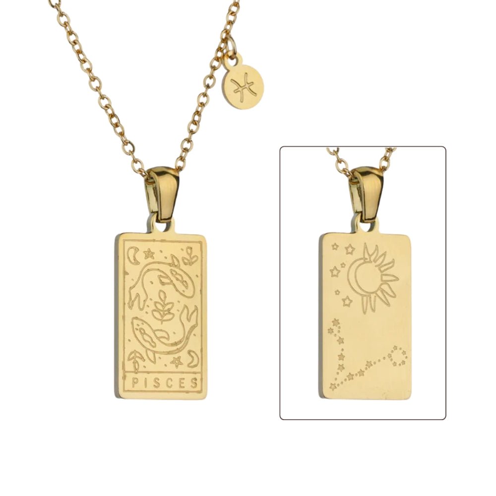 Zodiac Constellation Pendant Necklaces - Vegan America