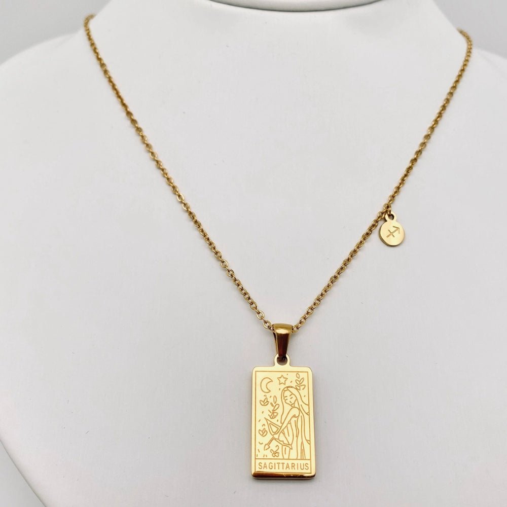 Zodiac Constellation Pendant Necklaces - Vegan America