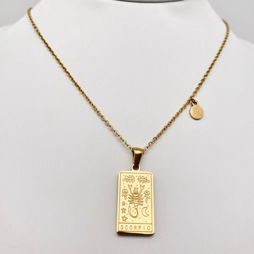 Zodiac Constellation Pendant Necklaces - Vegan America