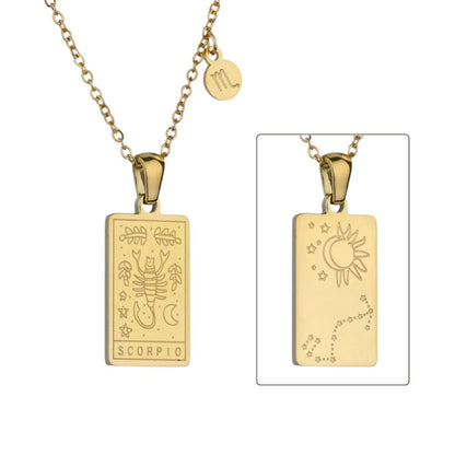 Zodiac Constellation Pendant Necklaces - Vegan America