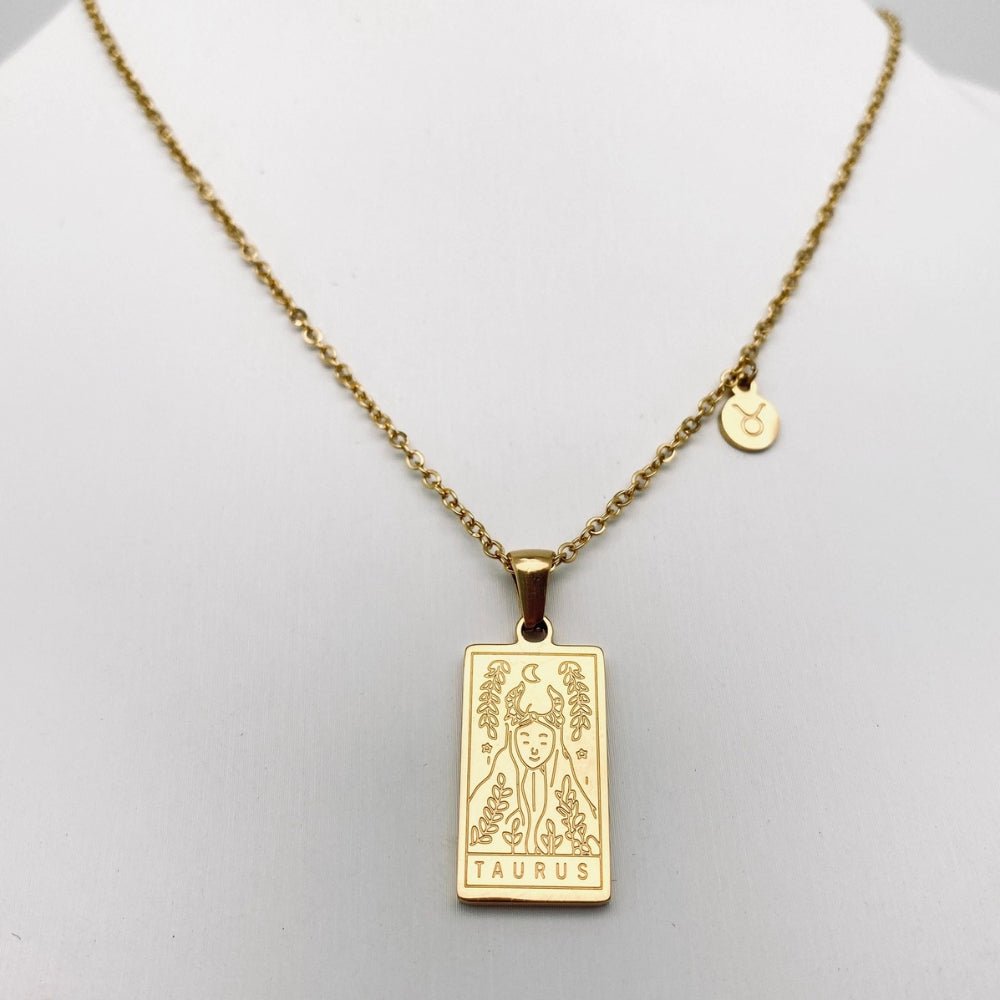 Zodiac Constellation Pendant Necklaces - Vegan America