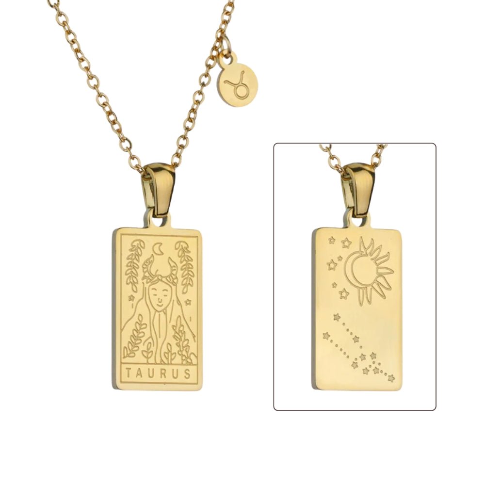 Zodiac Constellation Pendant Necklaces - Vegan America