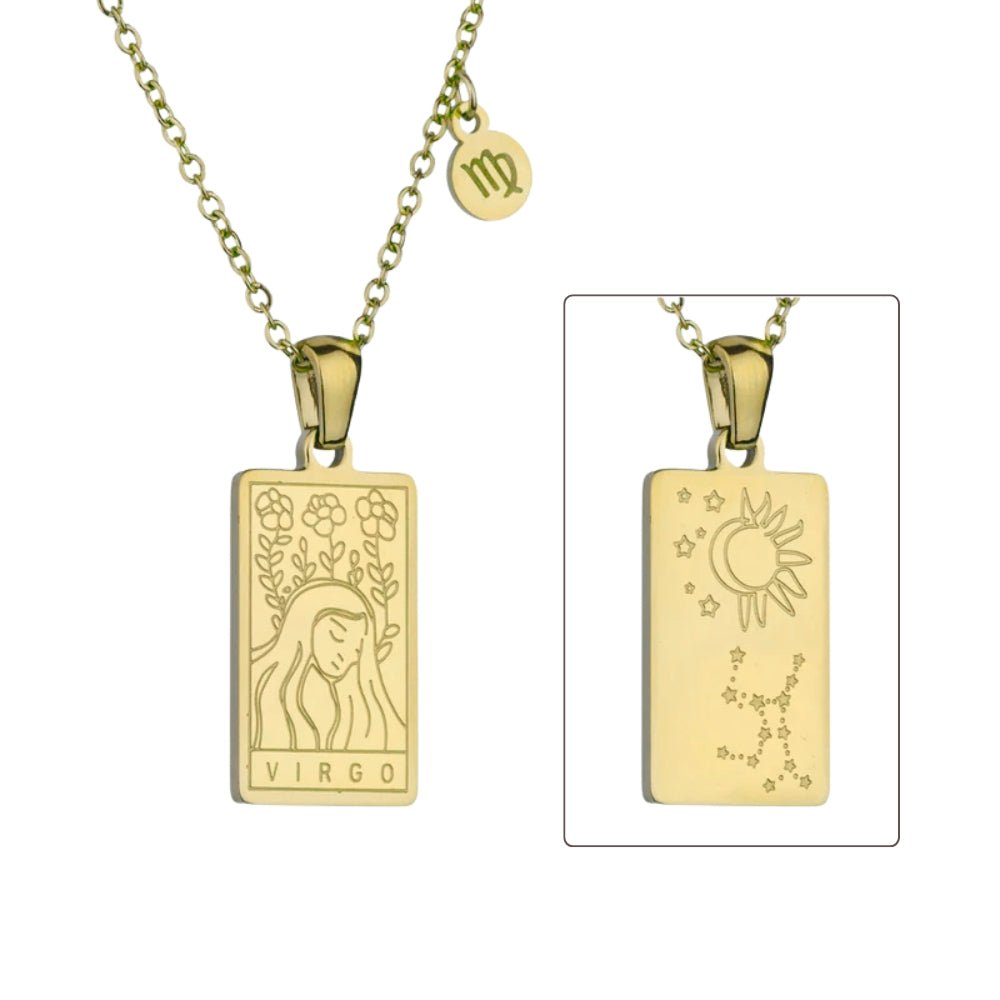 Zodiac Constellation Pendant Necklaces - Vegan America