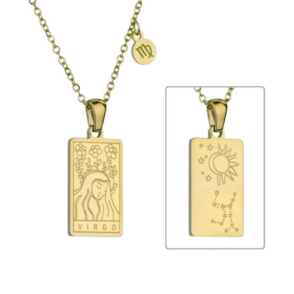 Zodiac Constellation Pendant Necklaces - Vegan America