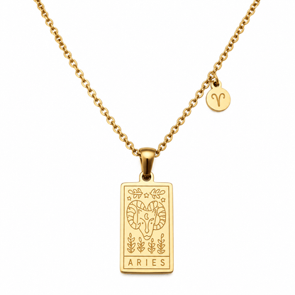 Zodiac Constellation Pendant Necklaces - Vegan America