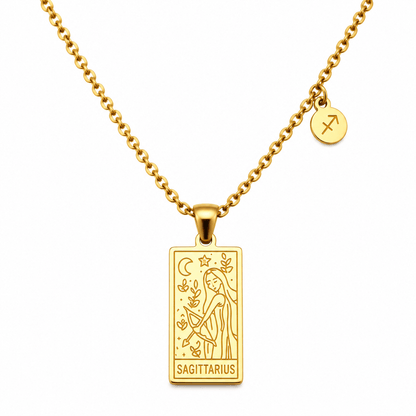 Zodiac Constellation Pendant Necklaces - Vegan America