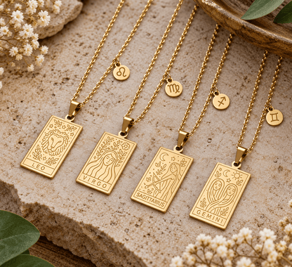 Zodiac Constellation Pendant Necklaces - Vegan America
