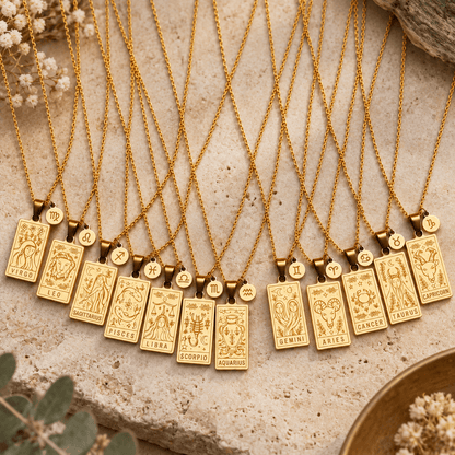 Zodiac Constellation Pendant Necklaces - Vegan America