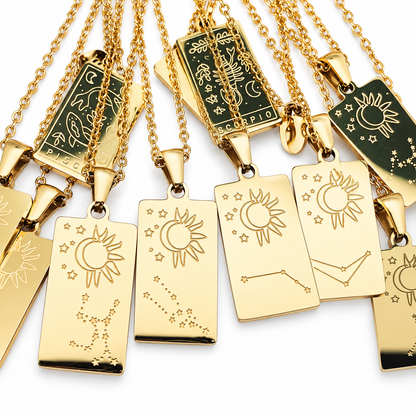 Zodiac Constellation Pendant Necklaces (for Target)