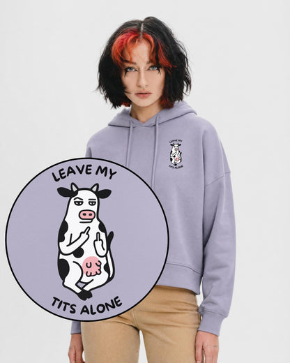 Leave My Tits Alone Women's Hoodie - Vegan America