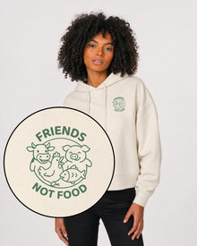 Friends Not Food Women's Hoodie - Vegan America