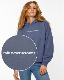 Tofu Never Screams Women's Hoodie - Vegan America