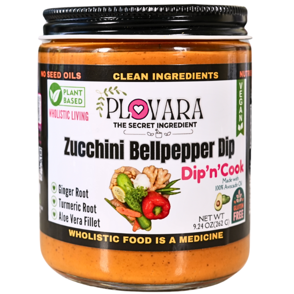 Zucchini Bellpepper Dip - Vegan America