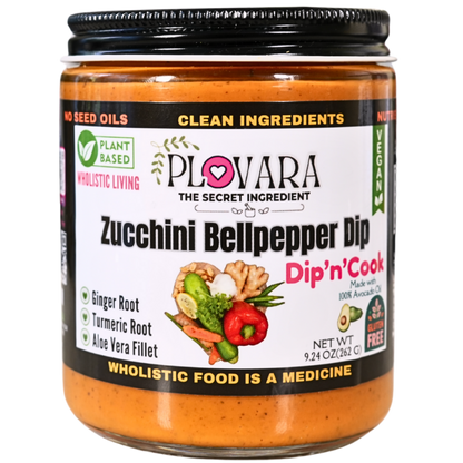 Zucchini Bellpepper Dip - Vegan America