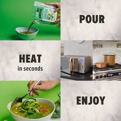Zucchini - Cilantro & Cauliflower Soup