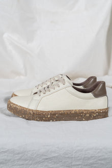 Plant-based DORI sneakers – beige & cappuccino