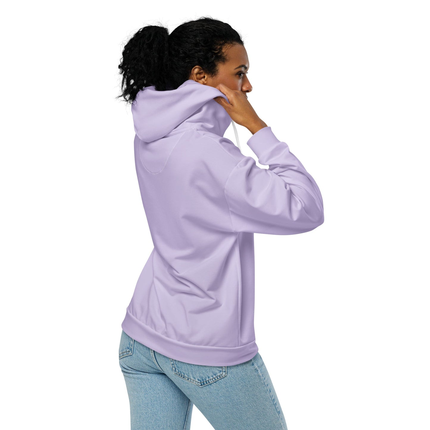 Lavender Sustainable Hoodie, Women's Zip Up - Vegan America
