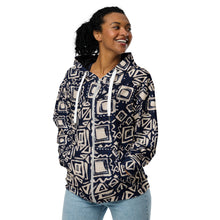 Sustainable Zip Hoodie, Unisex - Tribal Inspired - Vegan America