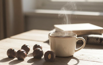 Almond Glow Dark Chocolate Vegan Truffles