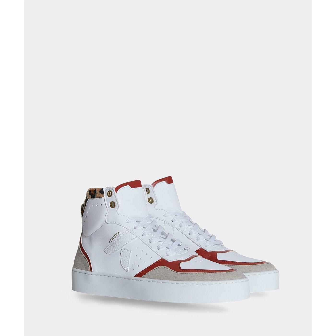 Mateo Women's Biosourced & Recycled High-Top Sneakers | Leopard