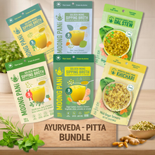 Ayurveda-Pitta Bundle | Cooling and Soothing Meals & Broths | 42 Servings
