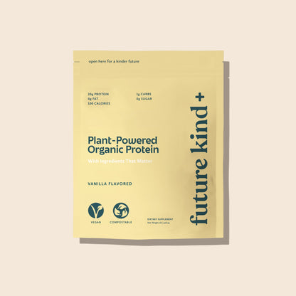 Organic Vegan Protein Powder - Vanilla Flavored