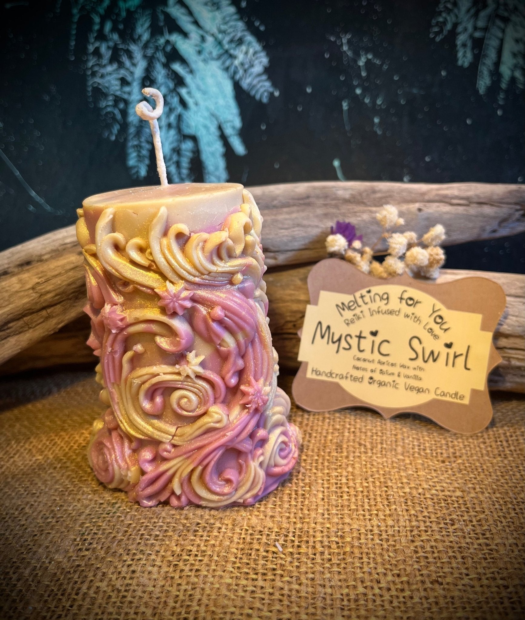 Mystic Swirl Organic Candle - Vegan America