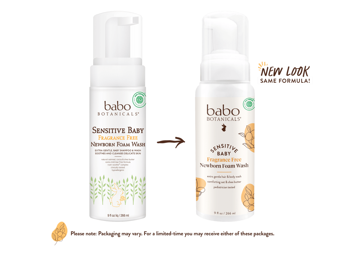 Sensitive Baby Newborn Foam Baby Wash