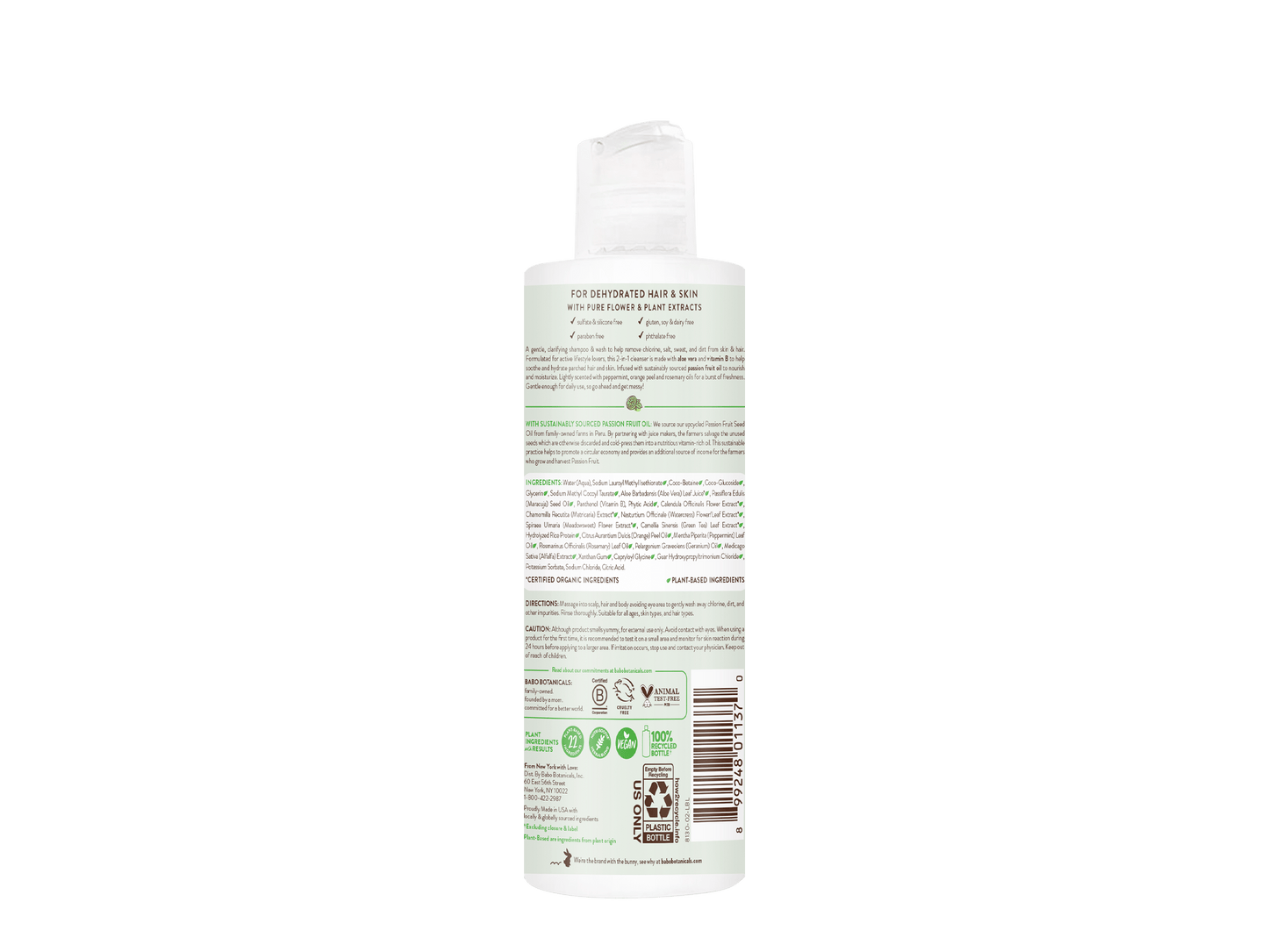 Swim & Sport Citrus Mint & Passion Fruit Shampoo & Wash - 8oz