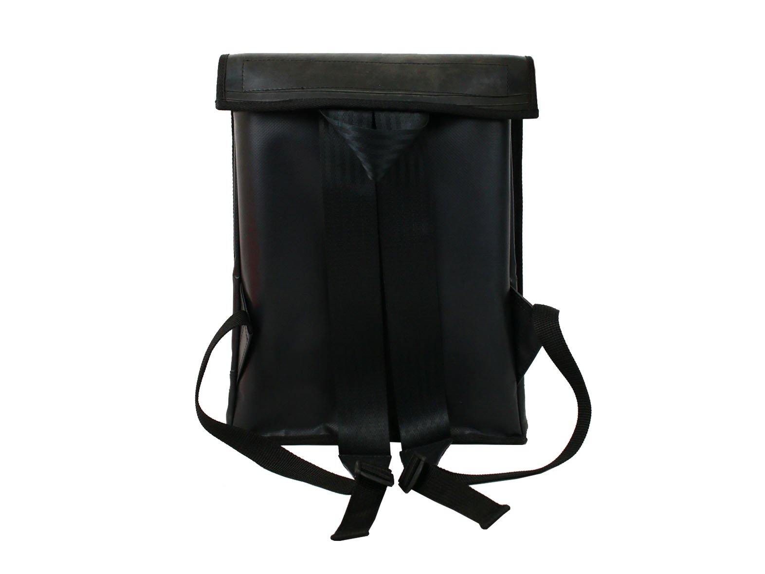 backpack publicity banner & inner tube black - Vegan America