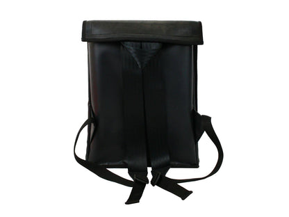 backpack publicity banner & inner tube black - Vegan America