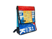 backpack *lisbon exclusive* yellow map - Vegan America