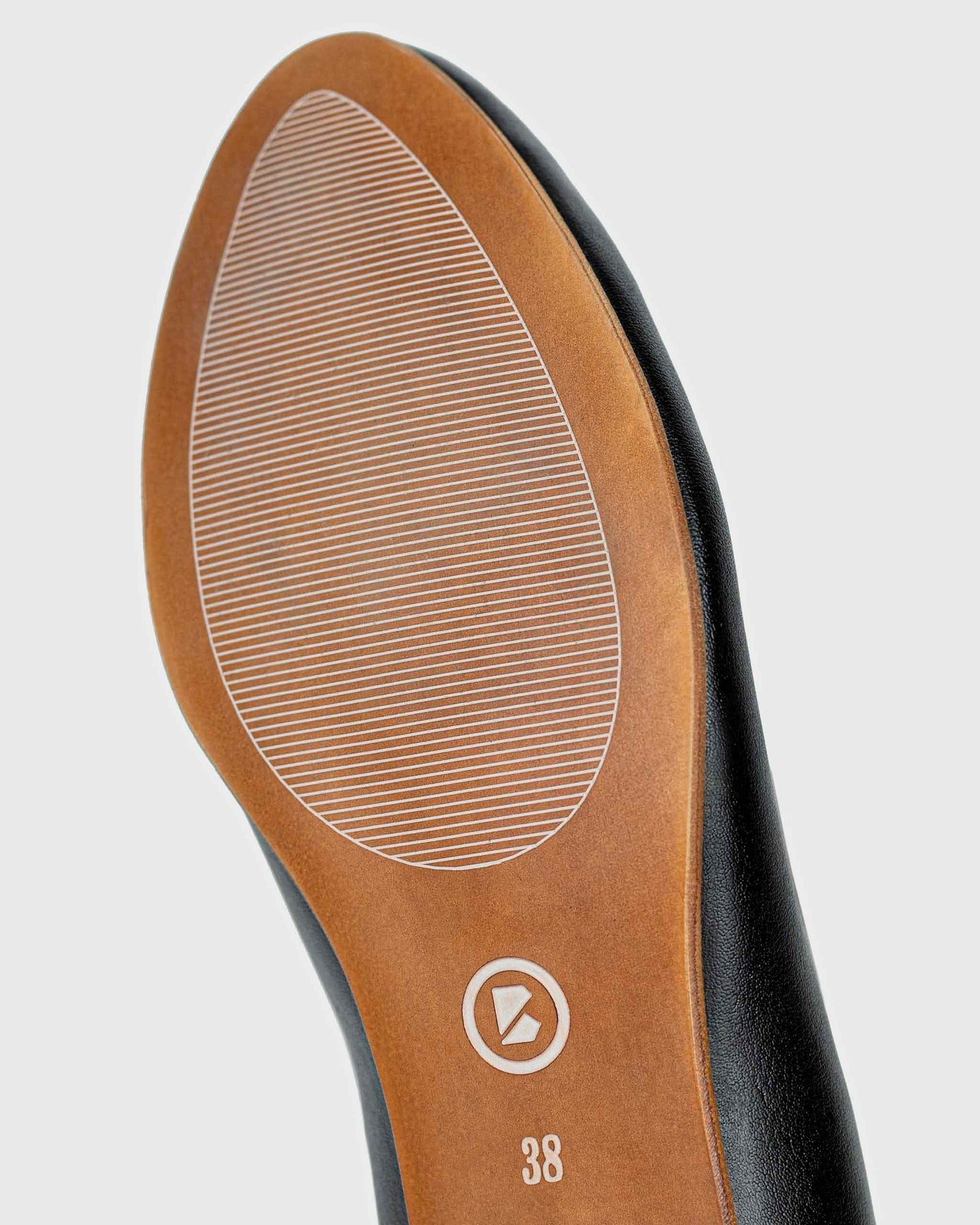 Pumps Black Nopal ballerinas made of cactus leather - Vegan America
