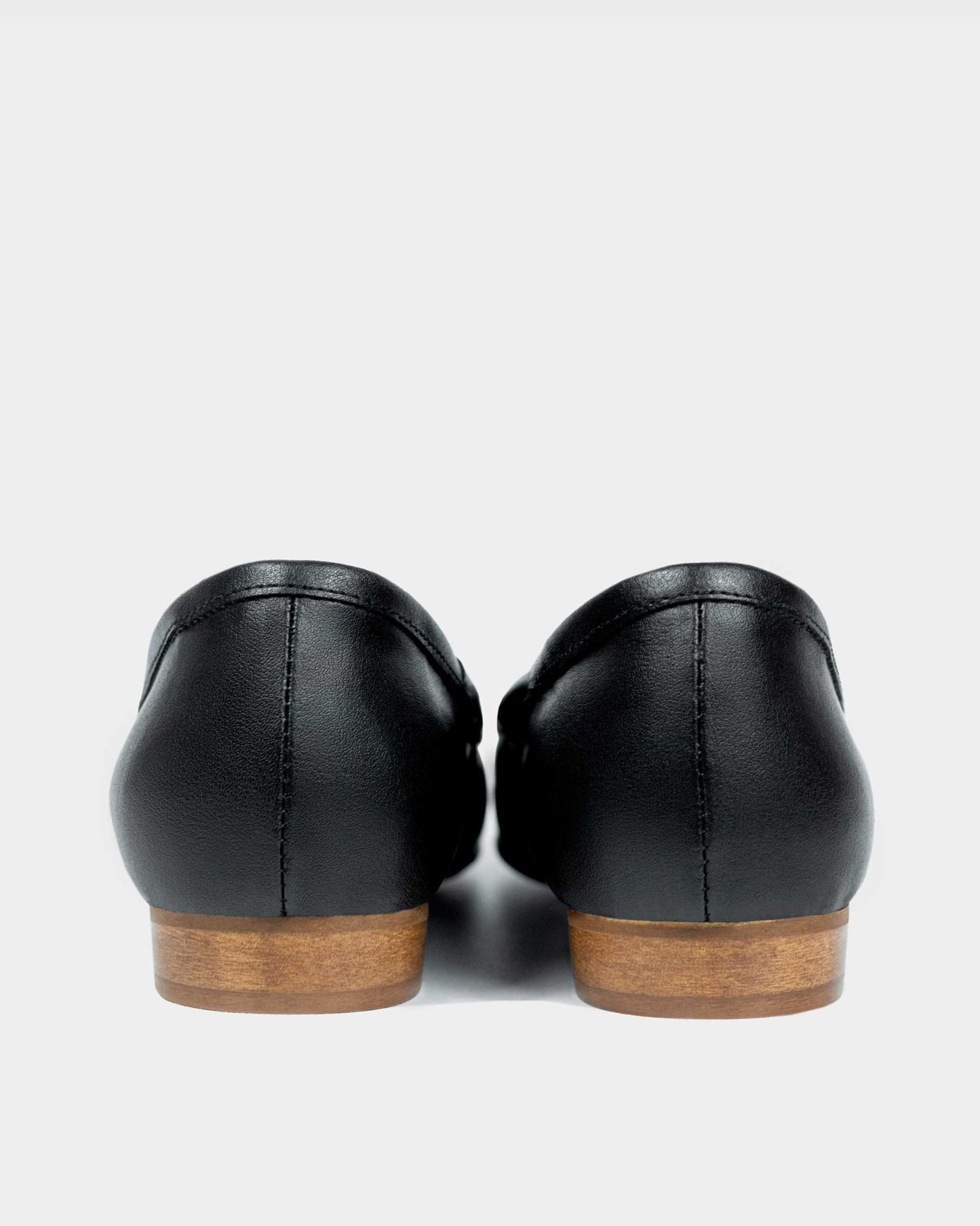 Audrey Pumps Black grape leather ballerinas - Vegan America
