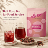 Bali Rose Loose Leaf Tea | Hibiscus, Ginger & Rose | 360g Bulk - Vegan America