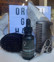 Beard Grooming Kit with Beard Beverage Oil