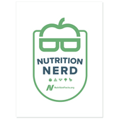 Nutrition Nerd Kiss Cut Sticker - Vegan America