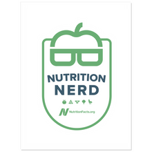 Nutrition Nerd Kiss Cut Sticker