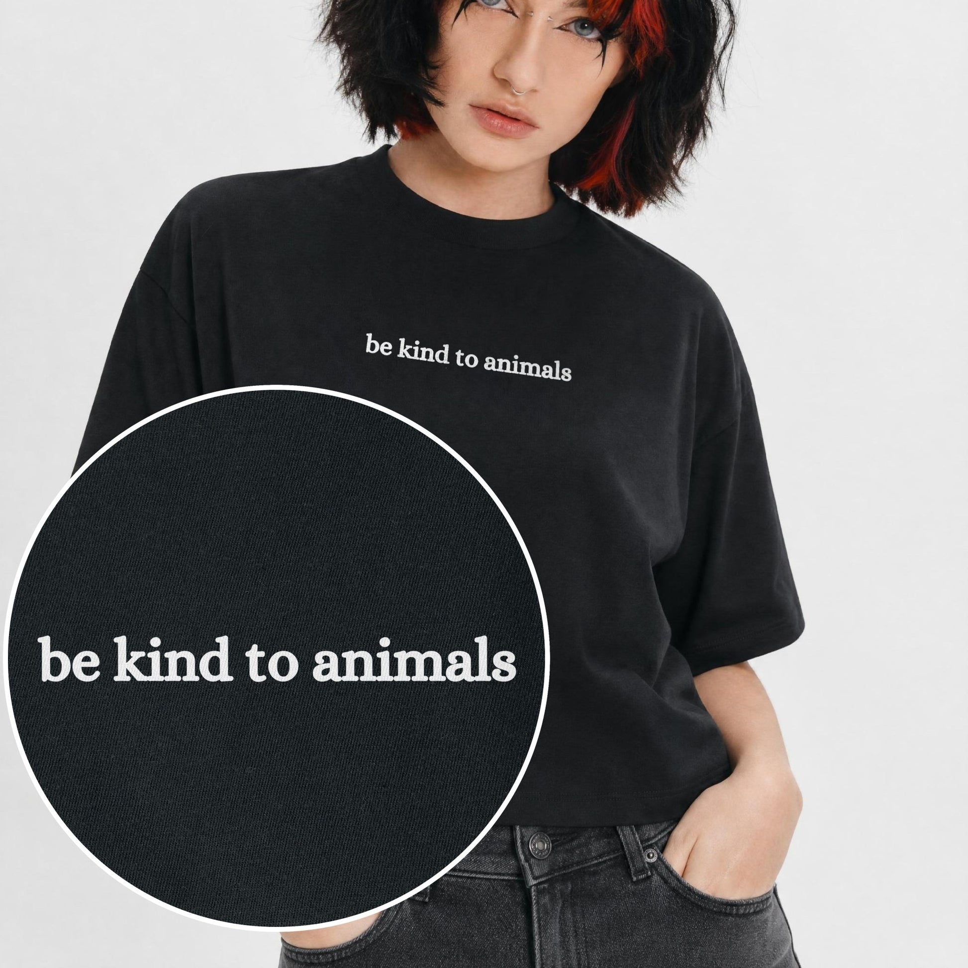 Be Kind To Animals Women's Boxy T-Shirt - Vegan America