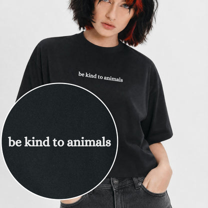Be Kind To Animals Women's Boxy T-Shirt - Vegan America